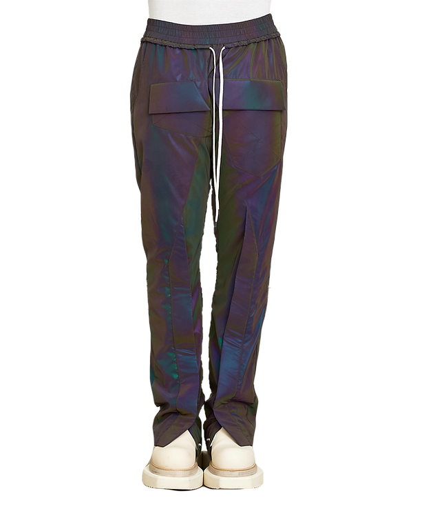 Rainbow reflective track pants hotsell
