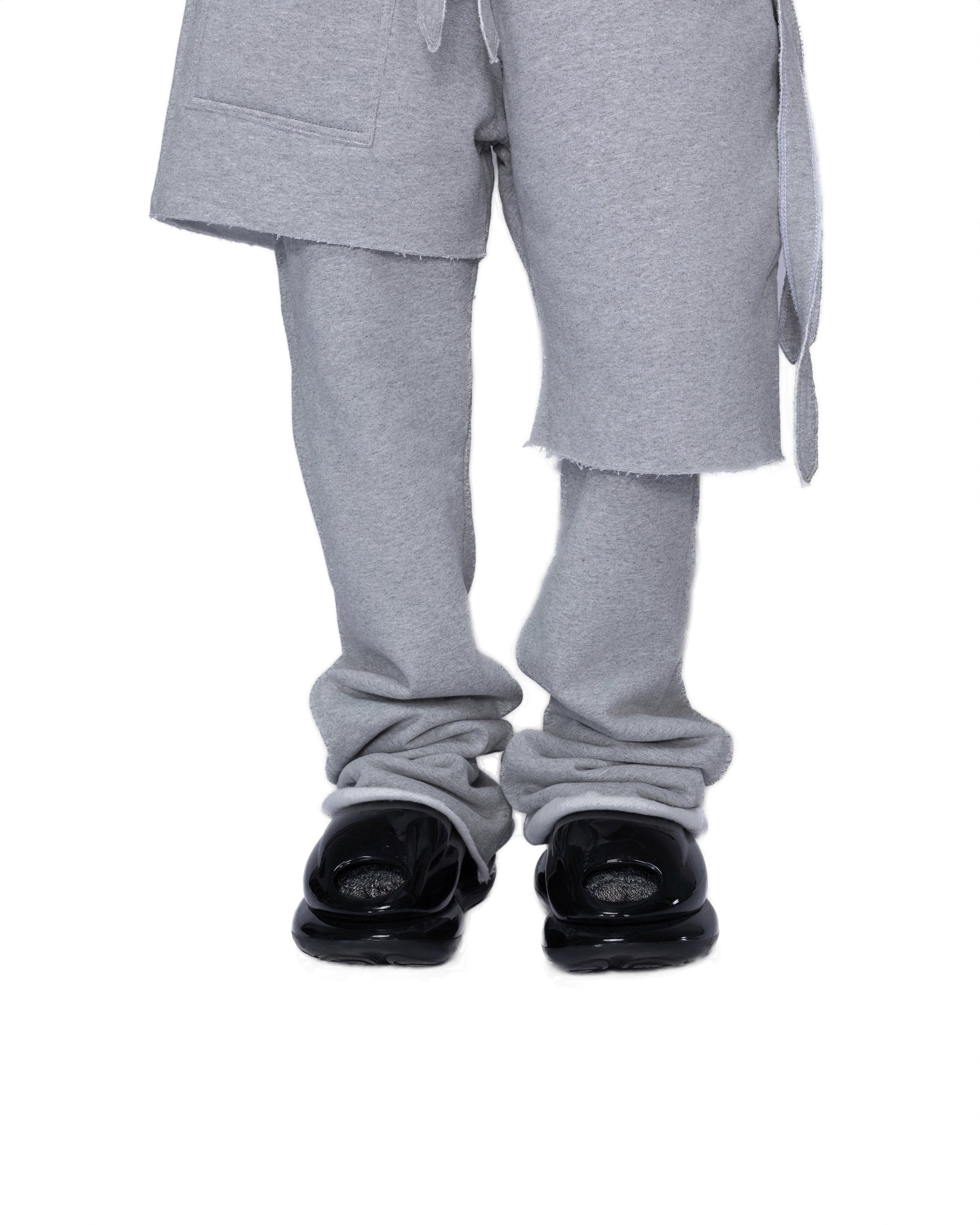 Layered Crush Sweat Pants(Gray) – neith.onlinestore